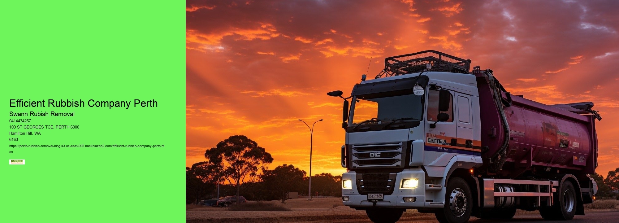 Perth Debris Recycling Services