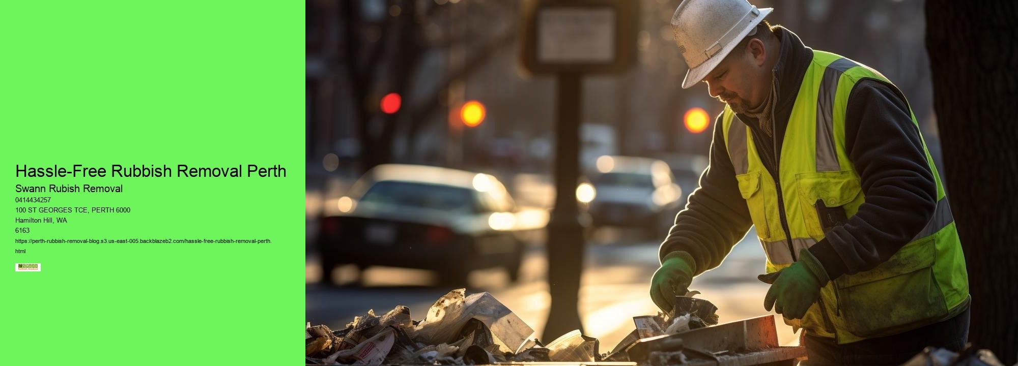 Rapid Rubbish Removal Perth