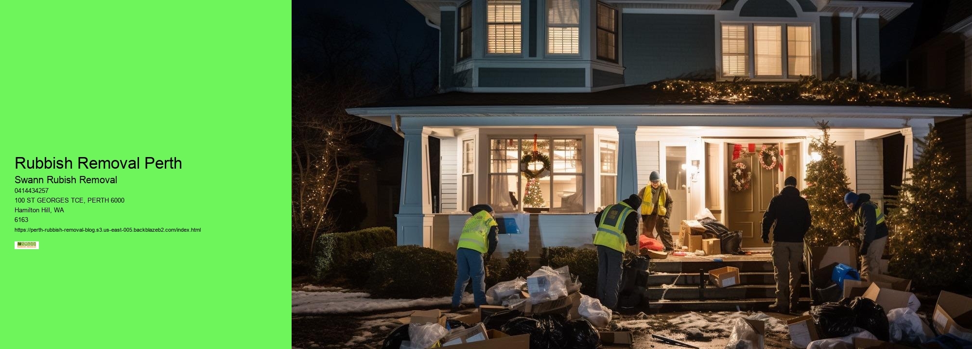 Rubbish Removal Perth