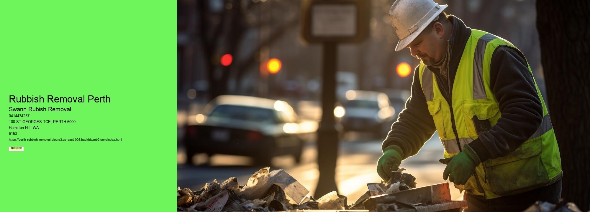 Perth Garbage Collection Proficiency