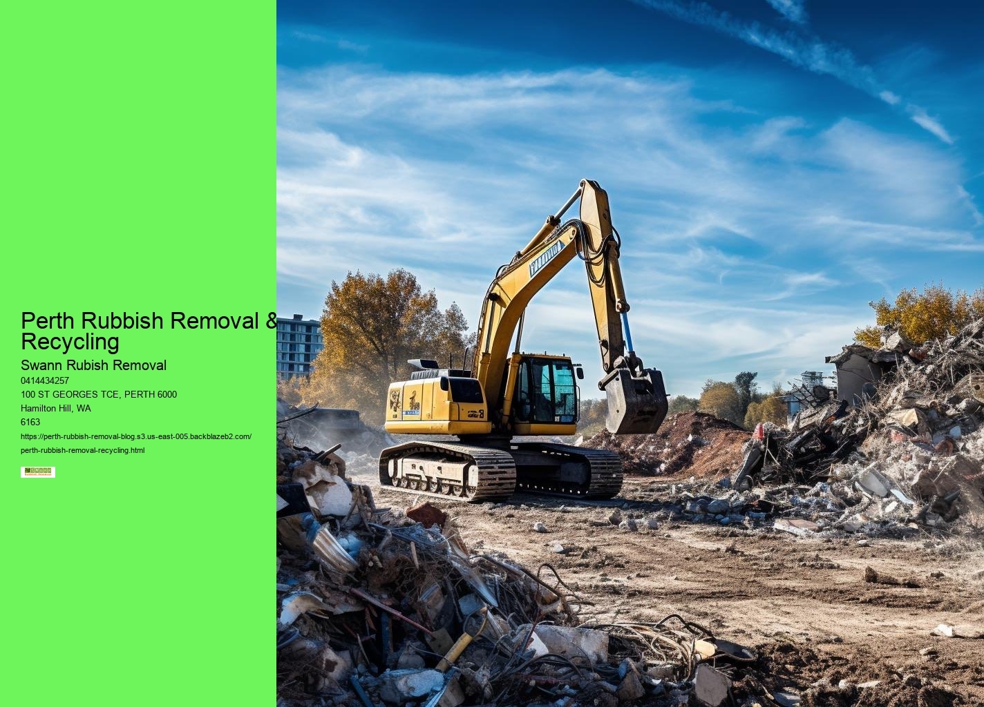 Perth Rubbish Removal & Recycling