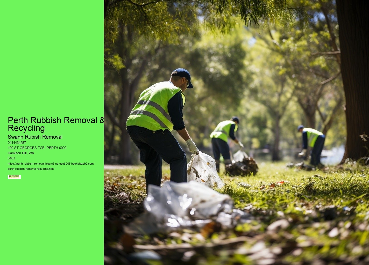 Perth Household Garbage Removal
