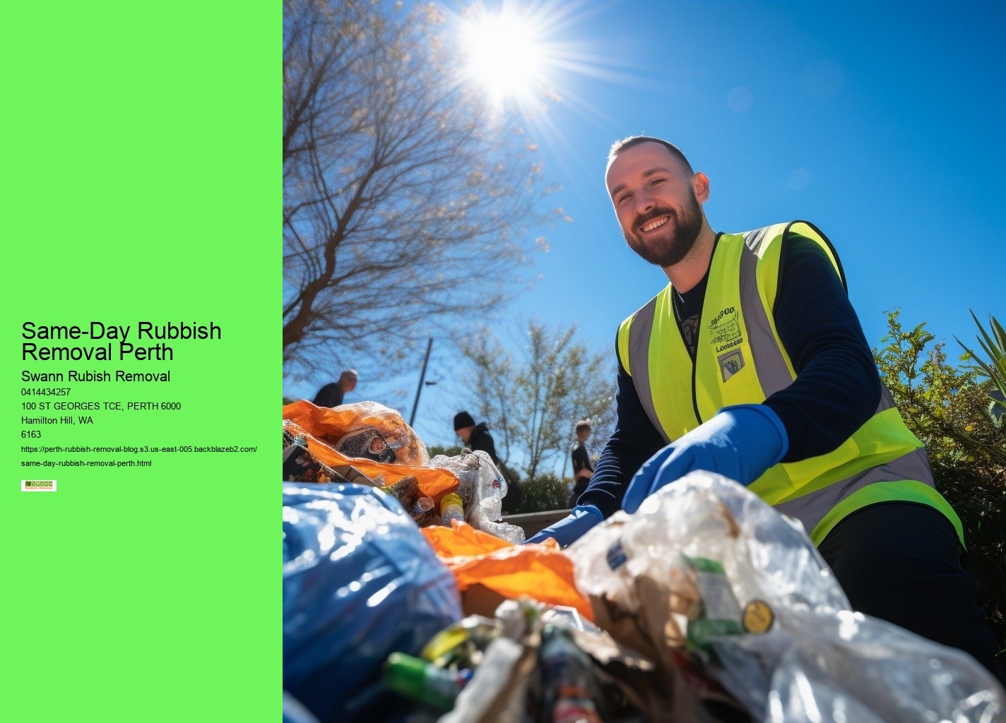 Immediate Waste Collection Perth
